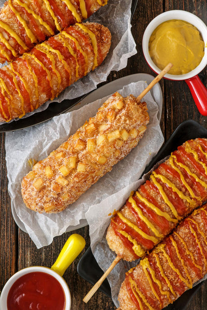 Beef Sausage Corn Dog